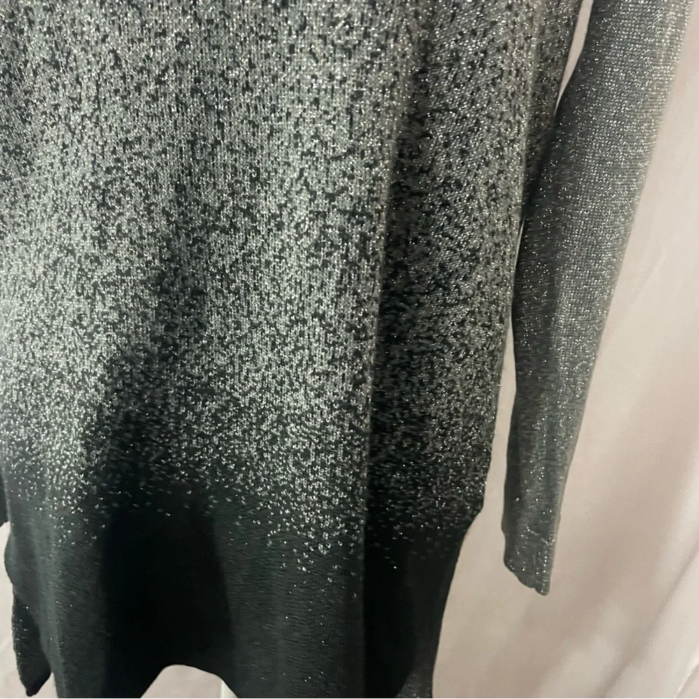 Apt. 9 ombré metallic sweater tunic top